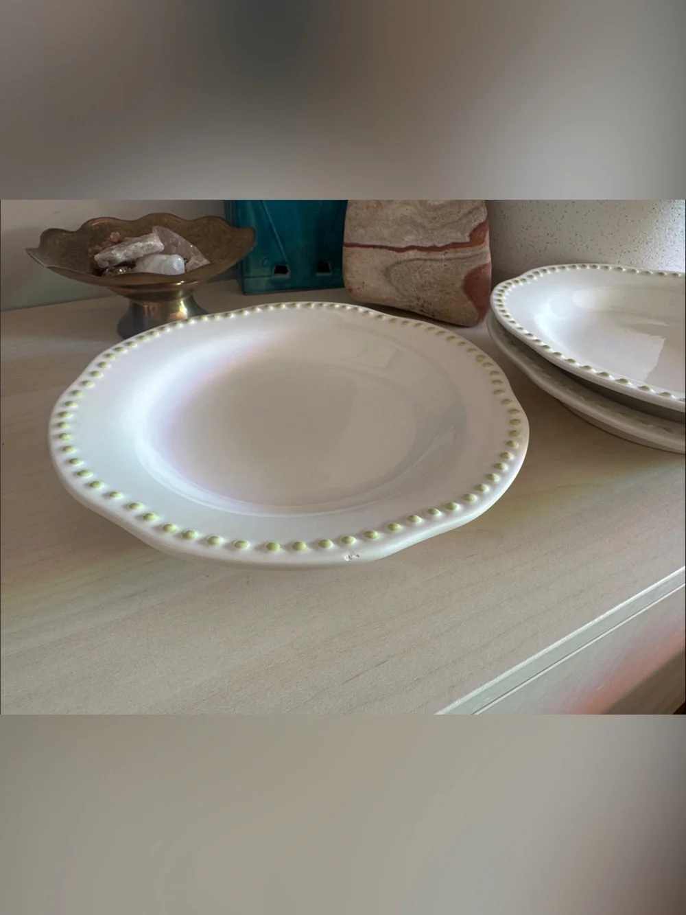 Pottery Barn Emma PlateBowls set/4